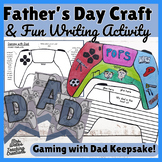 Father's Day Craft |Fathers Gaming Coloring Page Activity|
