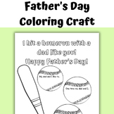 Father's Day Craft Coloring Page
