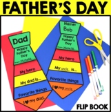 Father's Day Craft | Fathers Day Questionaire Flip Book a Gift for Dad or Other