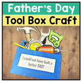 Father's Day Tool Box Craft Card Questionnaire