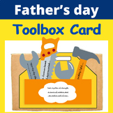Father's Day Craft Toolbox Card - Father's Day Writing Activity