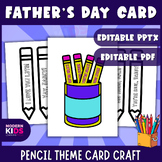 Father's Day Crafts  2nd Grade - Editable PPTX Files