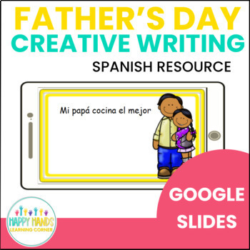 Preview of Father's Day Creative Writing Prompts in Spanish