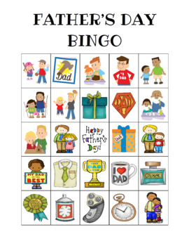 fathers day custom bingo printables color and bw by