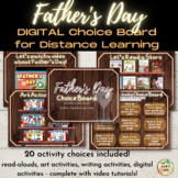 Father's Day DIGITAL Choice Board for Distance and In Pers