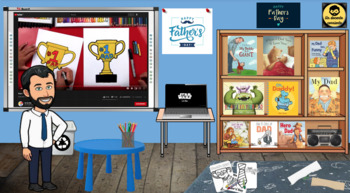 Preview of Father´s Day - Día del padre Virtual Classroom