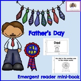 Father's Day Emergent Reader mini-book