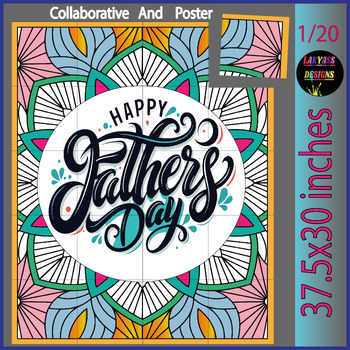 Preview of Father's Day Festivities: Bulletin Board Craft with Collaborative Coloring Sheet