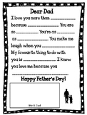 Father's Day Fill in the Blanks/ Interview! Dad, Grandpa, 