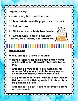 Father's Day Fishing Tags (FREE!) by Au-some Sauce