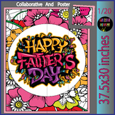 Father's Day Fun: Collaborative Coloring Sheets and Craft 