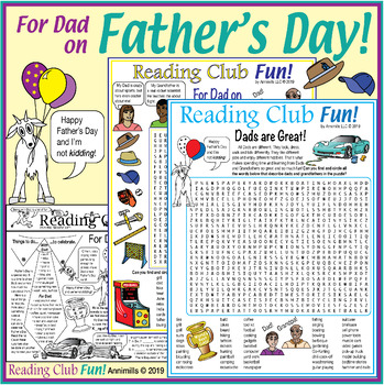 Father's Day Games Bundle Fun Dad Games Father's Day 