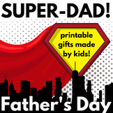 Father's Day Gift Book!  Grades K-3!  SUPERHERO theme! #superhero