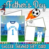 Father's Day Gift Card Template : Soccer Themed