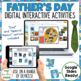 Father's Day Google Classroom Digital | Father's Day Dista
