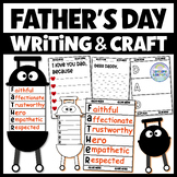 Father's Day Grill Writing Card Acrostic Poem Pre, Kinderg