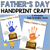 Father's Day Handprint Craft Gift Activity for Babies, Tod
