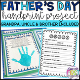 Father's Day Handprint Card: Grandpa, Uncle, Brother Included