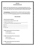 Father's Day: Informative Essay Outline/Prompt (PDF copy)