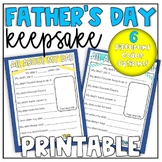 Father's Day Keepsake Printable (All About my Dad)