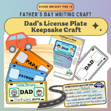 Father's Day Keepsake Craft/Father's Day Activity Writing Craft