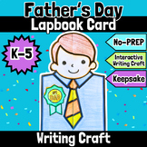 Father's Day Lapbook Card Craft End-of-the-Year Printable 