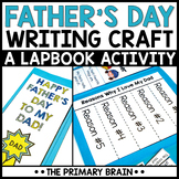 Father's Day Craft | Writing Lapbook Craftivity for Father