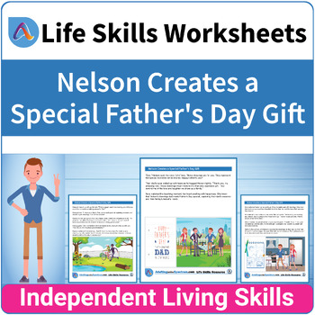 Preview of Father's Day Special Education Life Skills Worksheet for Middle and High School