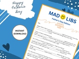 Father's Day Mad Lib-Digital Download/Printable, Gift for 