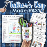 Father's Day Made EASY! newspaper article, craft gift, car