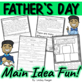 Father's Day - Main Idea and Details Activities