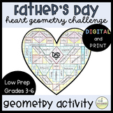Father's Day - Math Card Activity & Craft - 3rd 4th 5th Gr