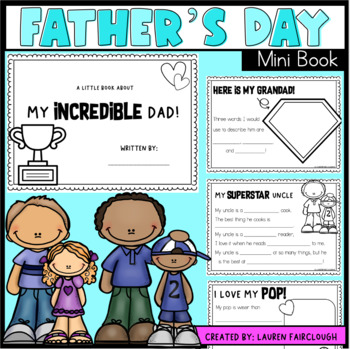 Preview of Father's Day Mini Book