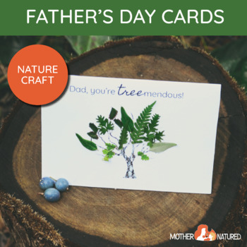Preview of Father's Day Nature Cards | Father's Day Craft Cards | Father's Day Craft |