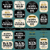 Father's Day Placard Clipart