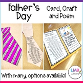 Father's Day Poem, Card, and Craft - End of Year Activities