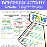 Father's Day Poem Middle School Digital and Print