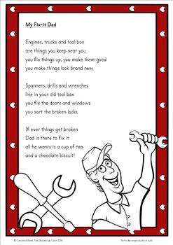 fathers day poems fathers day activities fathers day tpt