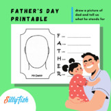 Father's Day Portrait and Poem for Young Kids!