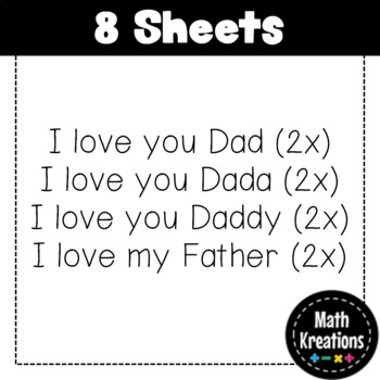 Father S Day Posters Printable Coloring Sheets I Love You Dad Freebie