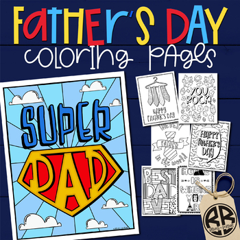 Download Fathers Day Coloring Pages Worksheets Teaching Resources Tpt