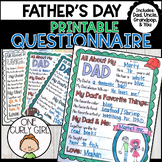 Father's Day Printable Questionnaire All About My Dad Uncl