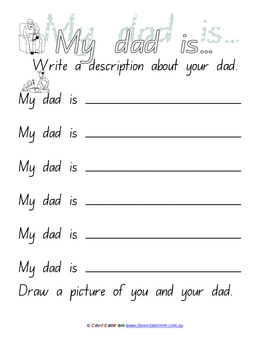 Father's Day Printables UNIT by Clever Classroom | TPT