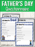 Father's Day Questionnaire - FREE