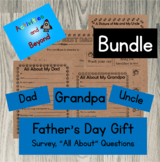 Bundle Father's Day Questionnaire Gift - All About Dad, Gr