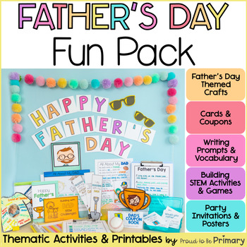 Preview of Father's Day Questionnaire, Poem & Activities Father's Day Crafts, Cards, Games