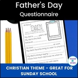 Father's Day Questionnaire with a Christian Theme for Summ
