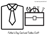 Father's Day Shirt Card and Toolbox Printable Craft