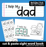 Father's Day Sight Word Book: "I Help My DAD" Emergent Reader