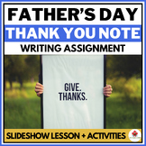 Father’s Day Card - Thank You Note Writing with Easy Slide